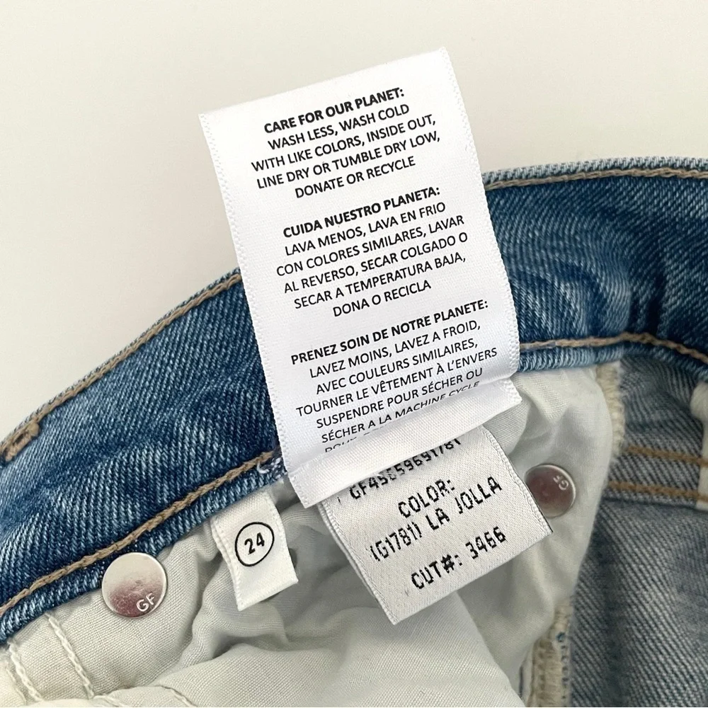 Grlfrnd The Piper Super High Rise Stretch Slim Crop in La Jolla - Picture 10 of 13